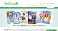 Desktop Screenshot of funeralprogram-site.com